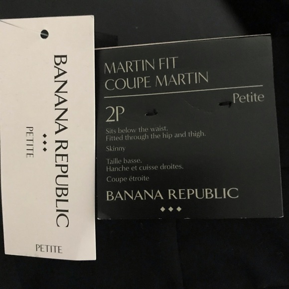Brand new black Banana Republic Coupe Martin pants - Picture 2 of 3